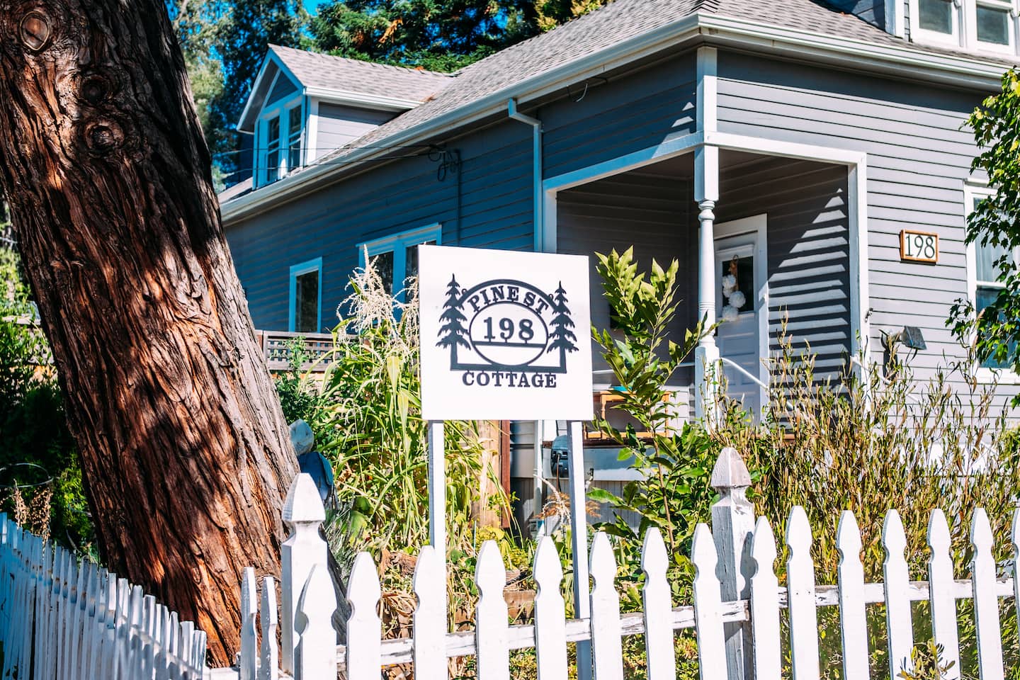 Pine Street Cottage. Dog friendly 1920s vacation rental in downtown Auburn, California
